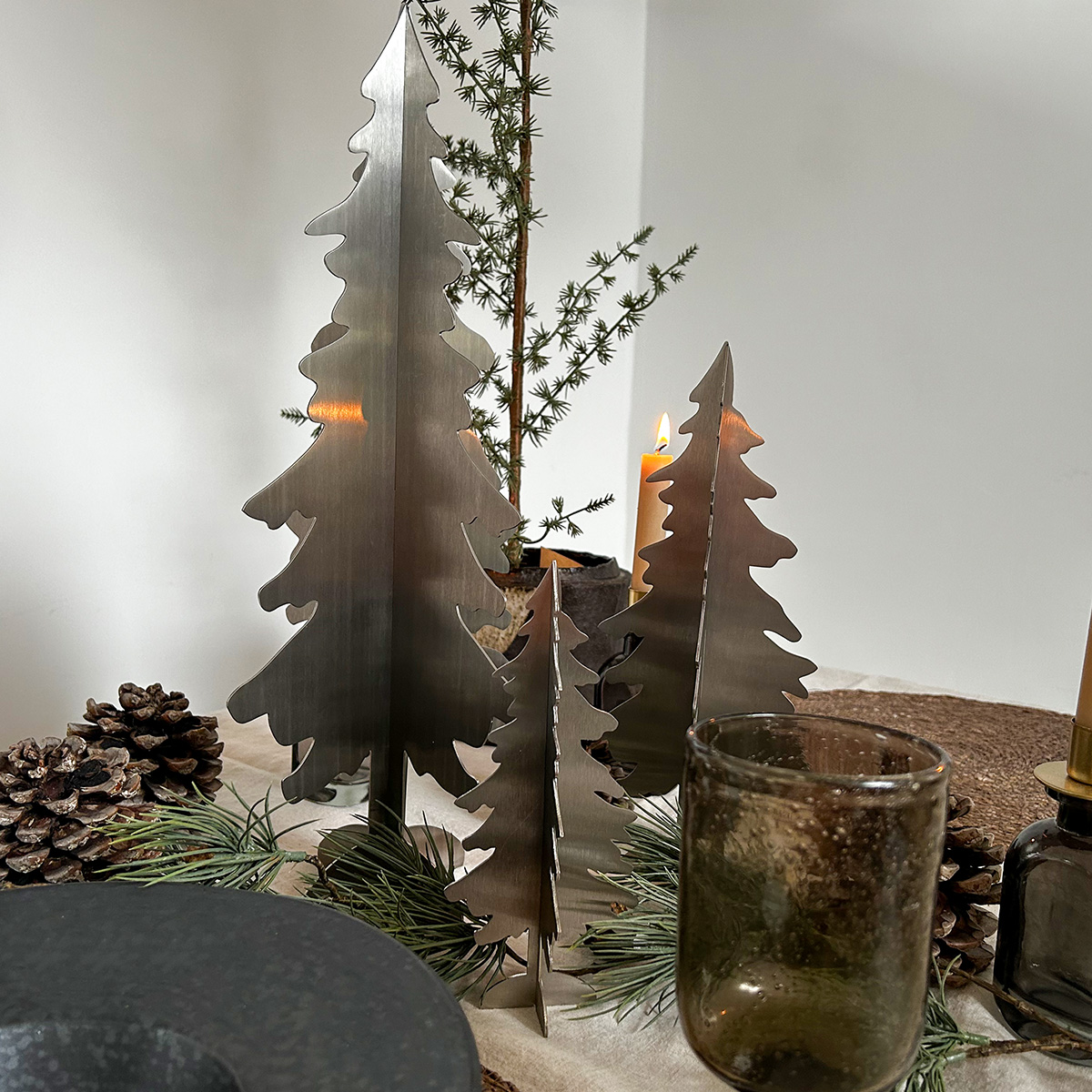 Tannenbaum aus Edelstahl in 3 verschiedenen Größen