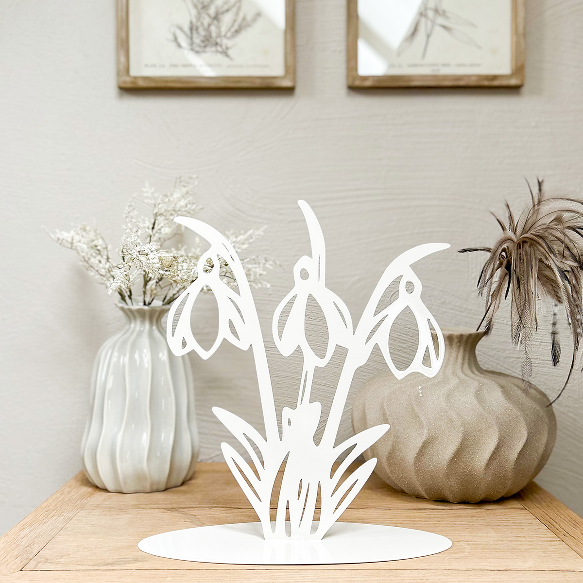 Metallblume groß "Schlüsselblume" in 4 verschiedenen Farbvarianten