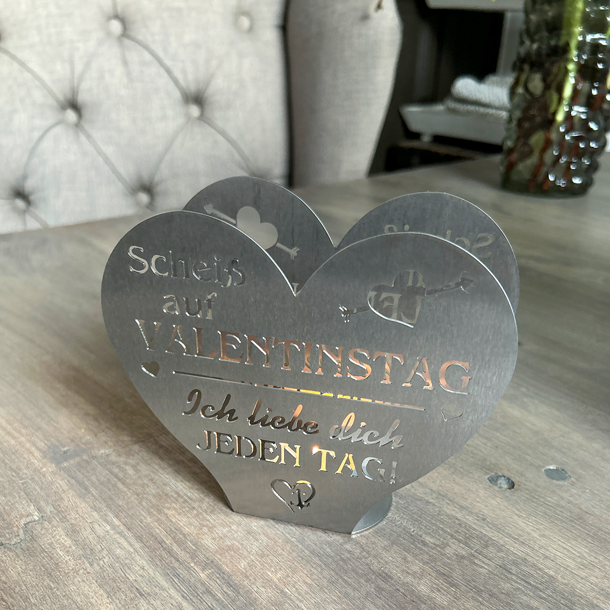Herz "Scheiß auf Valentinstag..."