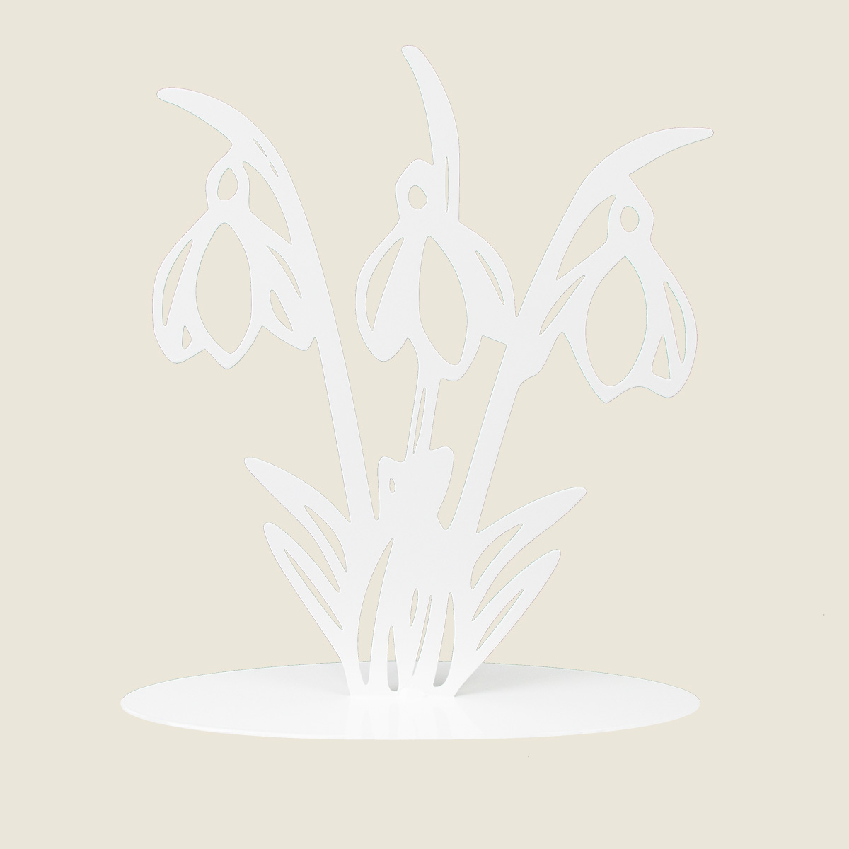Metallblume groß "Schlüsselblume" in 4 verschiedenen Farbvarianten