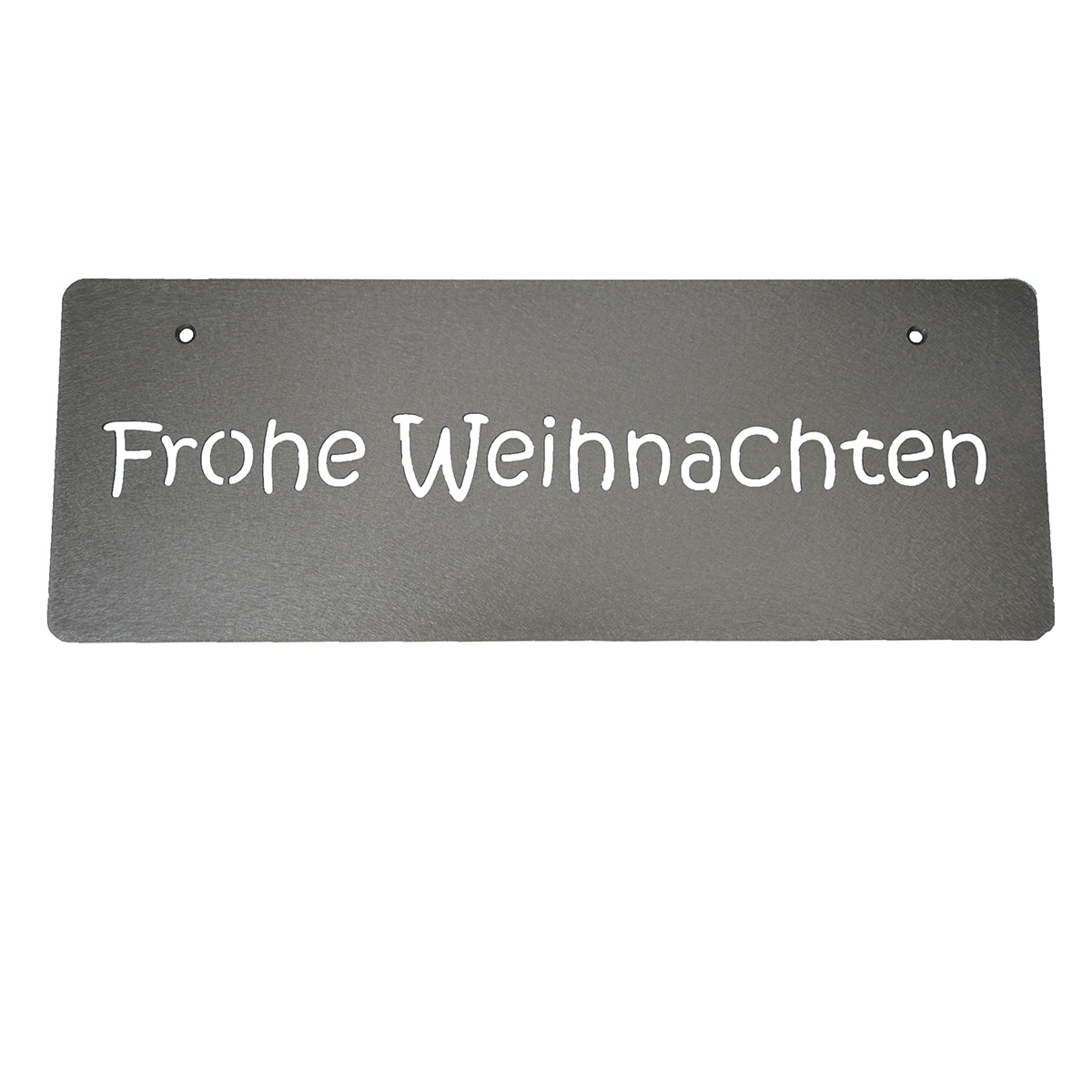 Schild Frohe Weihnachten