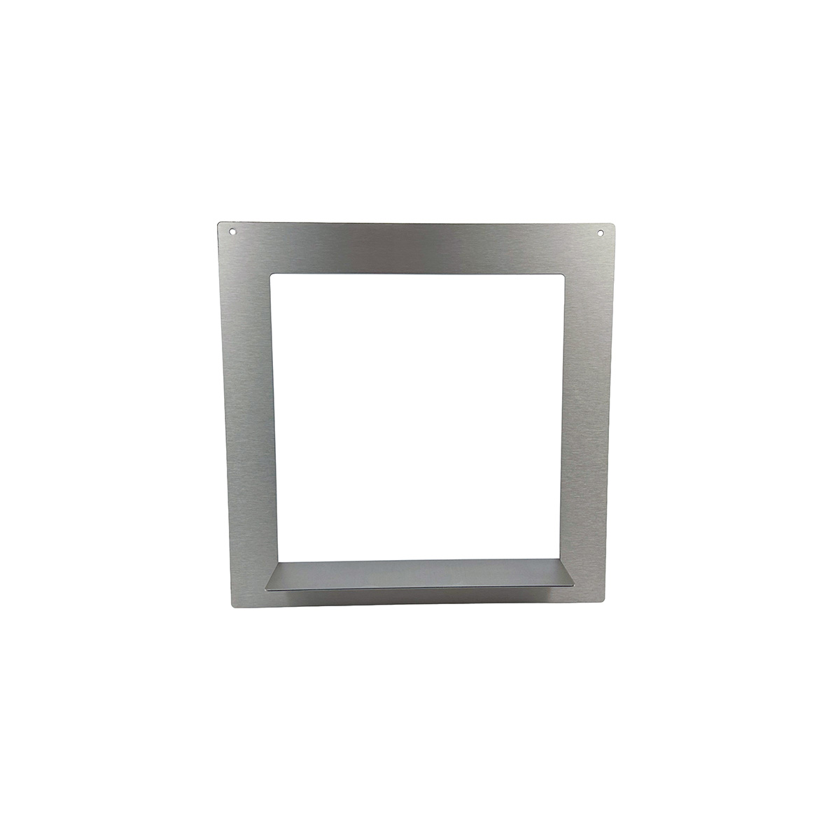 Wandregal Cube Single L aus Edelstahl