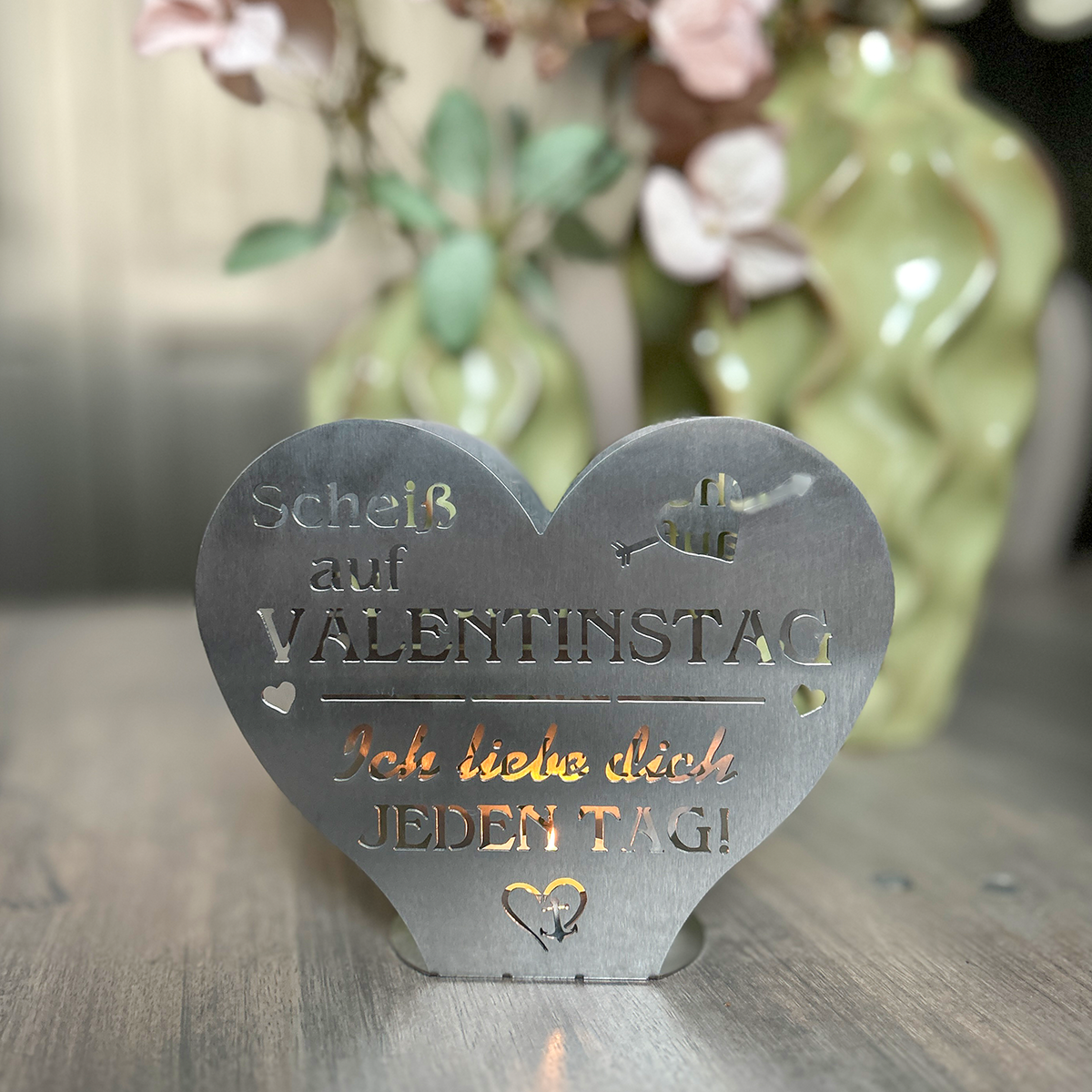Herz "Scheiß auf Valentinstag..."