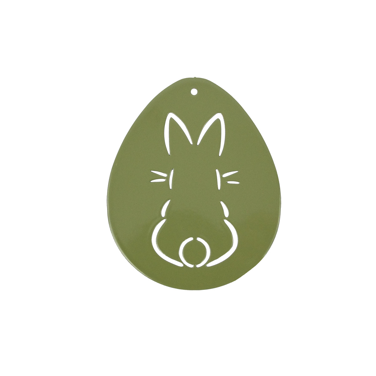 Osteranhänger "Osterei mit Hase" in 3 verschiedenen Farben