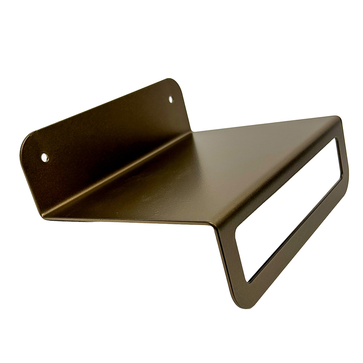 Ablage mit Handtuchhalter Brim S Bronze