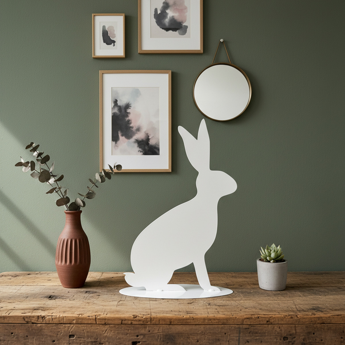 Großer Osterhase in 3 verschiedenen Farbvarianten