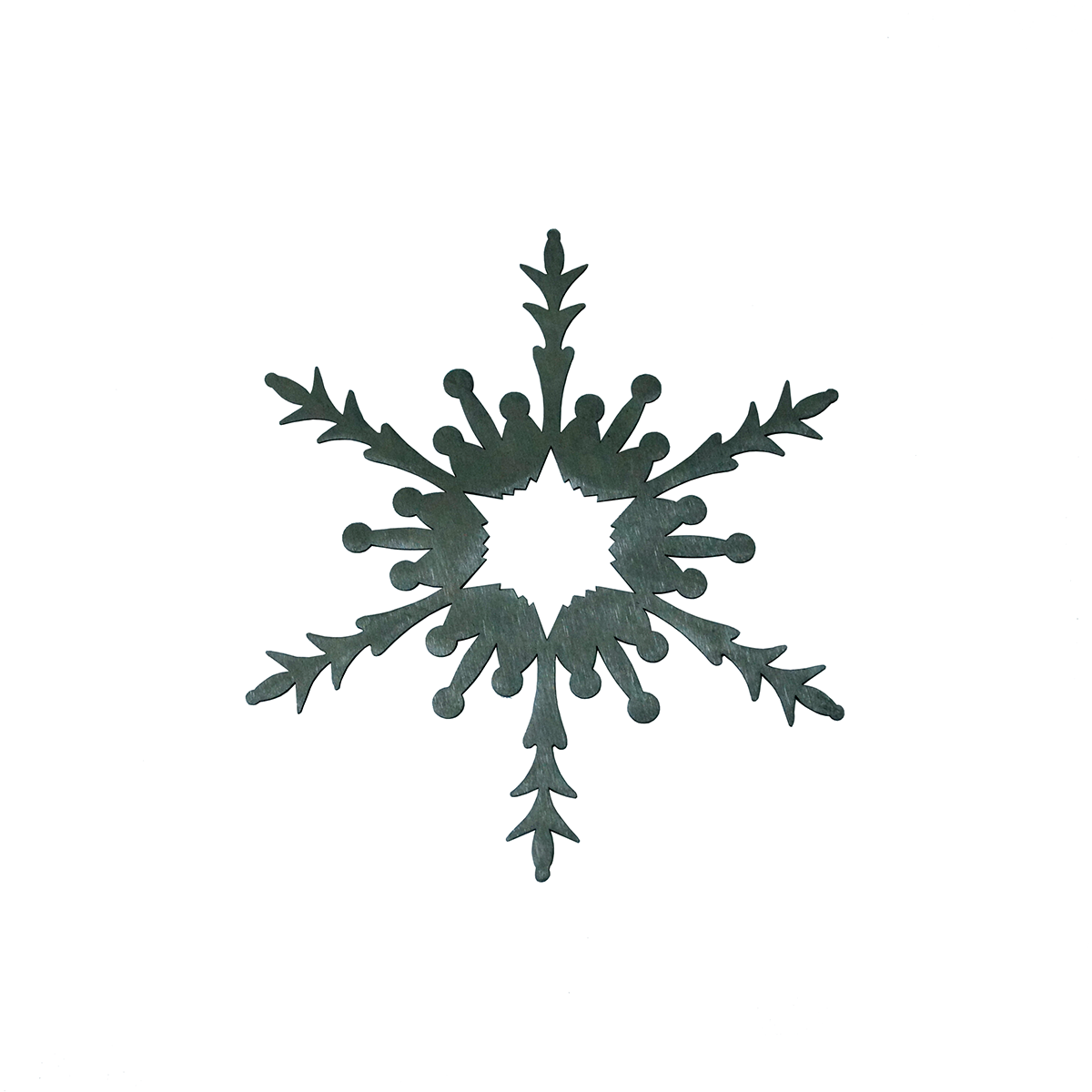 Schneeflocke aus Edelstahl Variante 2